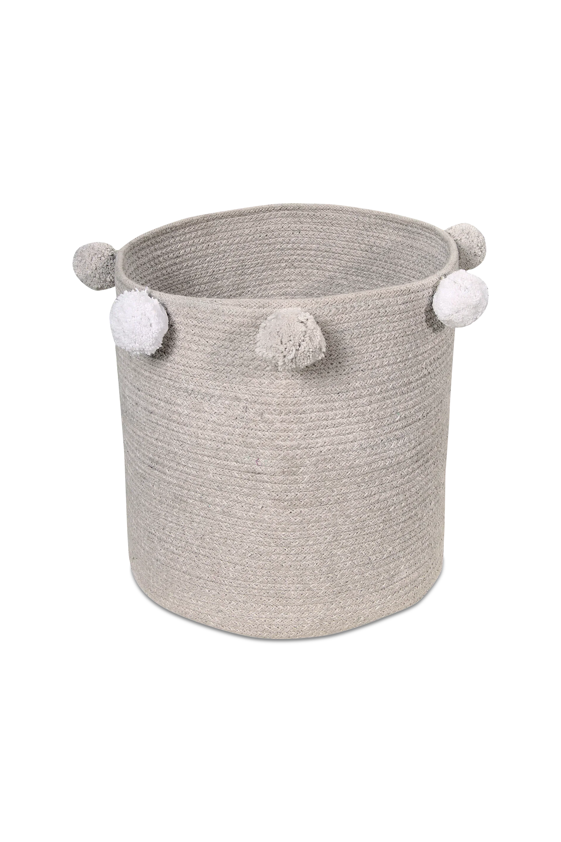 STORAGE BABY BASKET BUBBLY GREY