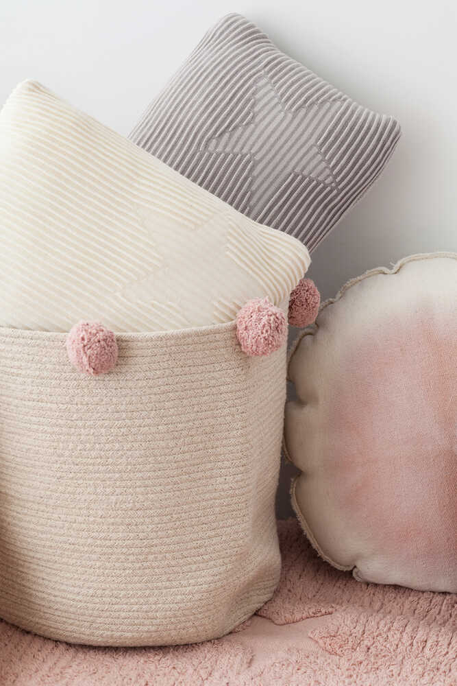 STORAGE BASKET BUBBLY NATURAL - NUDE - Image 2
