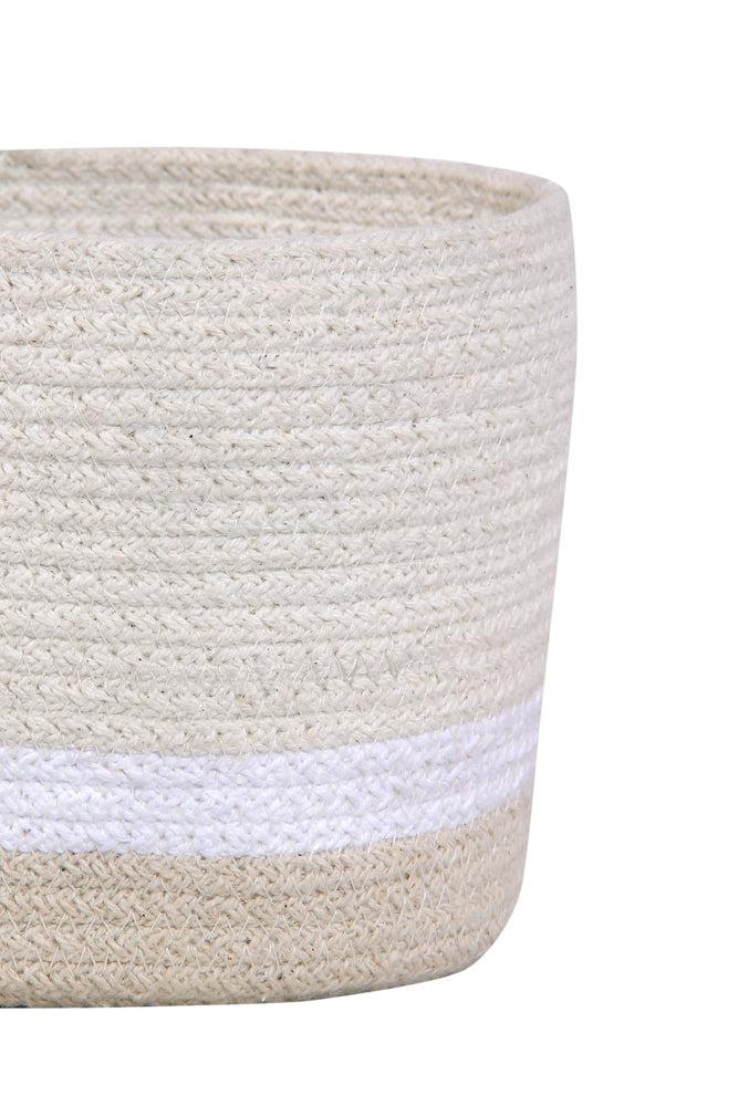 BASKET MINI TRICOLOR IVORY - Image 8