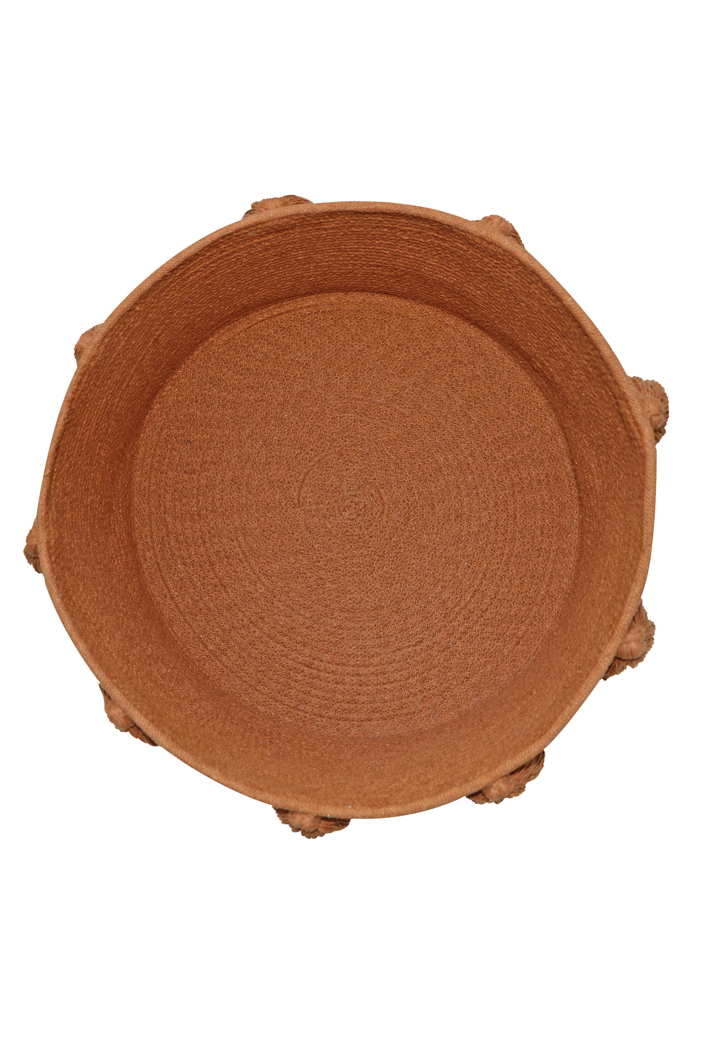 BASKET NEW TASSELS CHESTNUT - Image 2