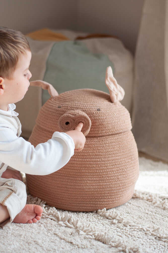 BASKET PEGGY THE PIG - Image 2