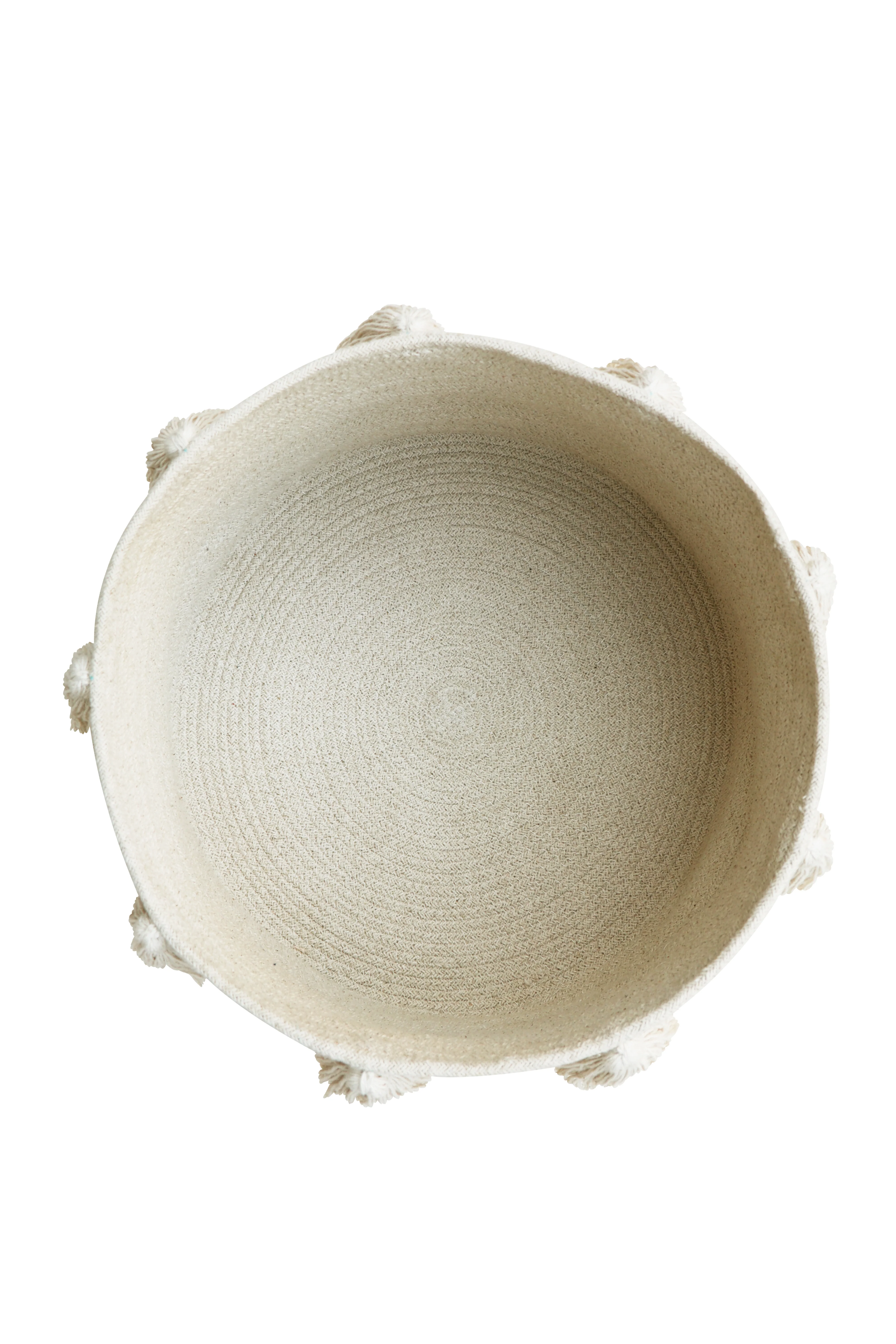 BASKET NEW TASSELS NATURAL - Image 2