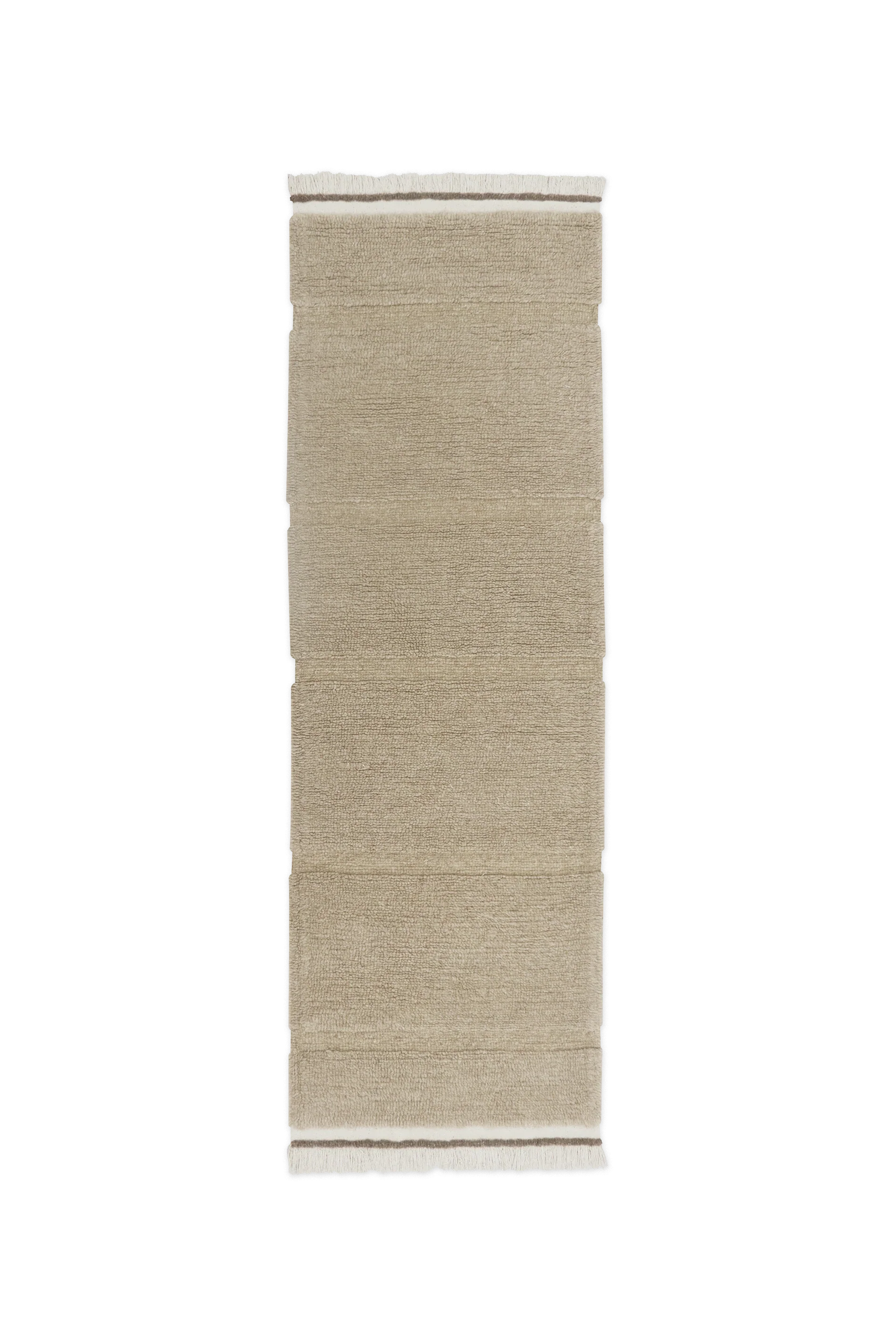 WOOL RUNNER RUG STEPPE - SHEEP BEIGE