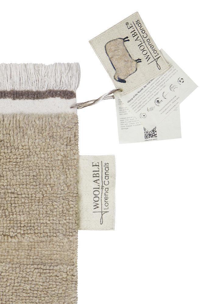 WOOL RUNNER RUG STEPPE - SHEEP BEIGE - Image 5