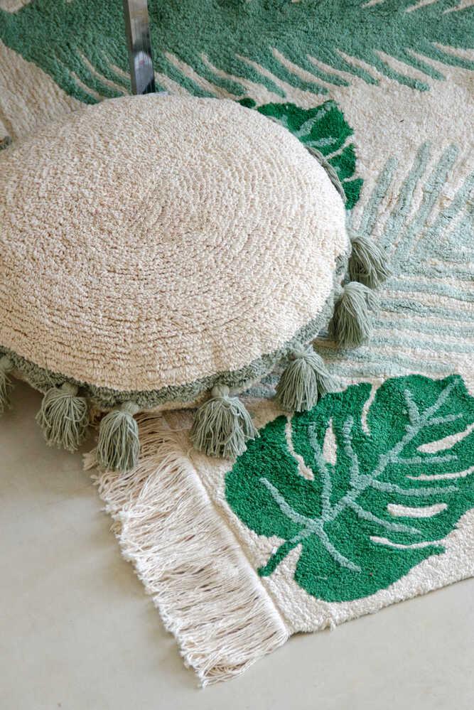 FLOOR CUSHION CIRCLE GREEN - Image 2