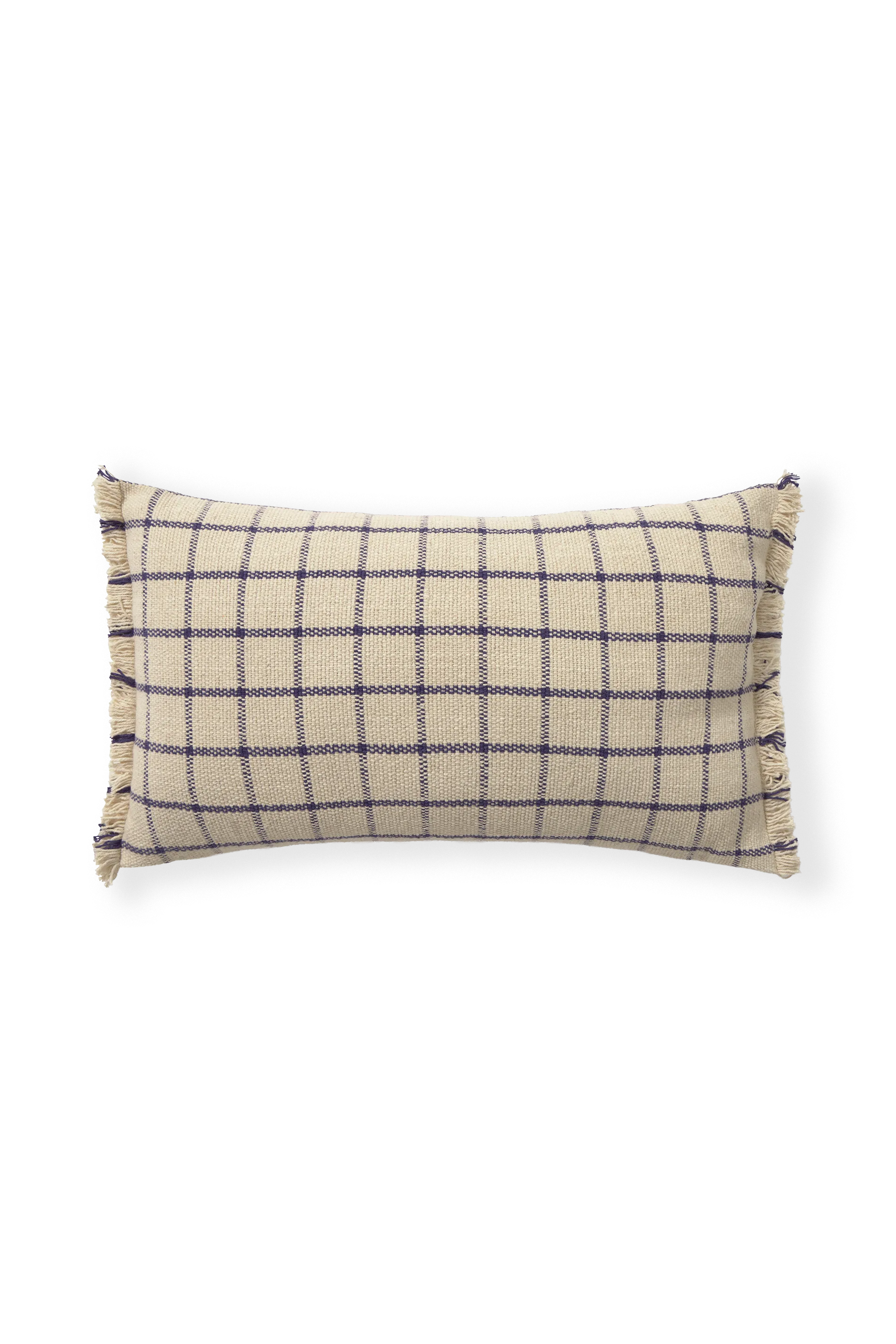 CUSHION GEO BLOCK NATURAL