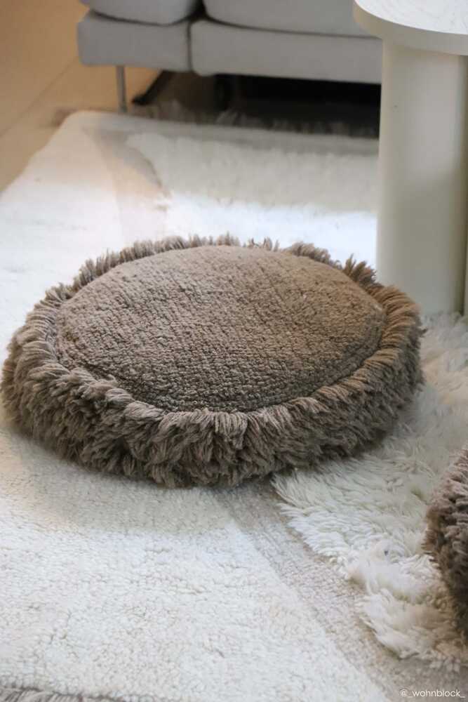 FLOOR CUSHION JAM BROWN - Image 3