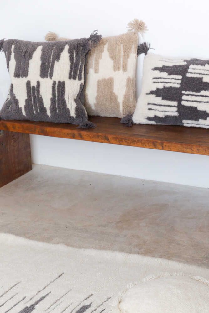CUSHION ZAGROS CHARCOAL NATURAL - Image 3