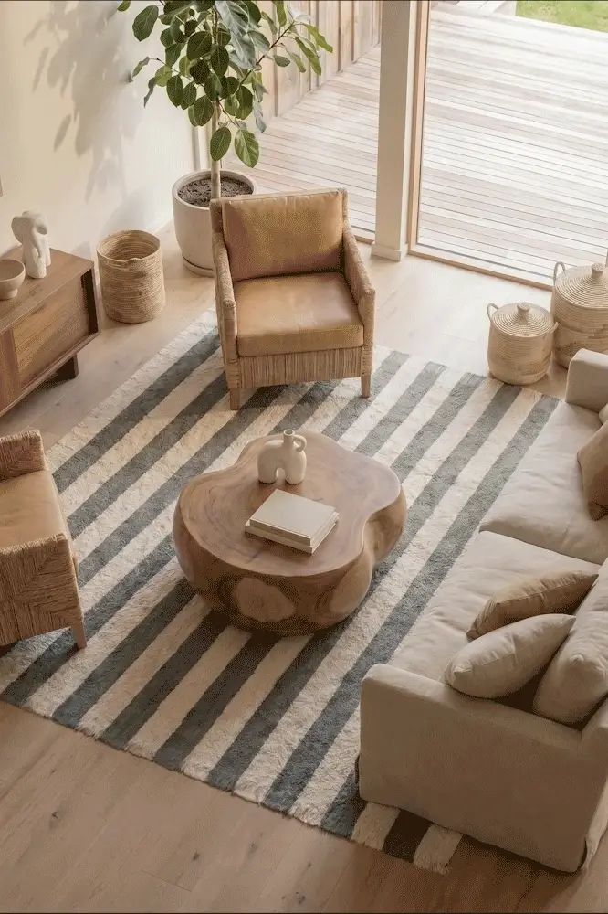 CUSTOM STRIPED RUG