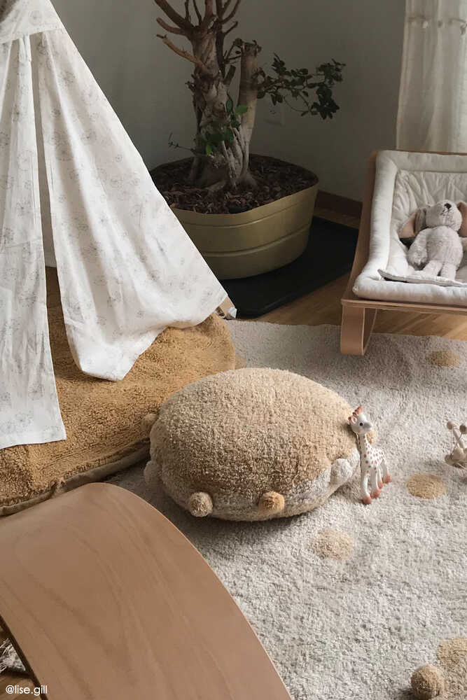 FLOOR CUSHION BUBBLY HONEY - Image 6