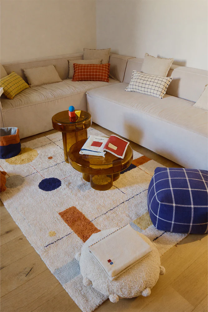 FLOOR CUSHION BUBBLY NATURAL - Image 6