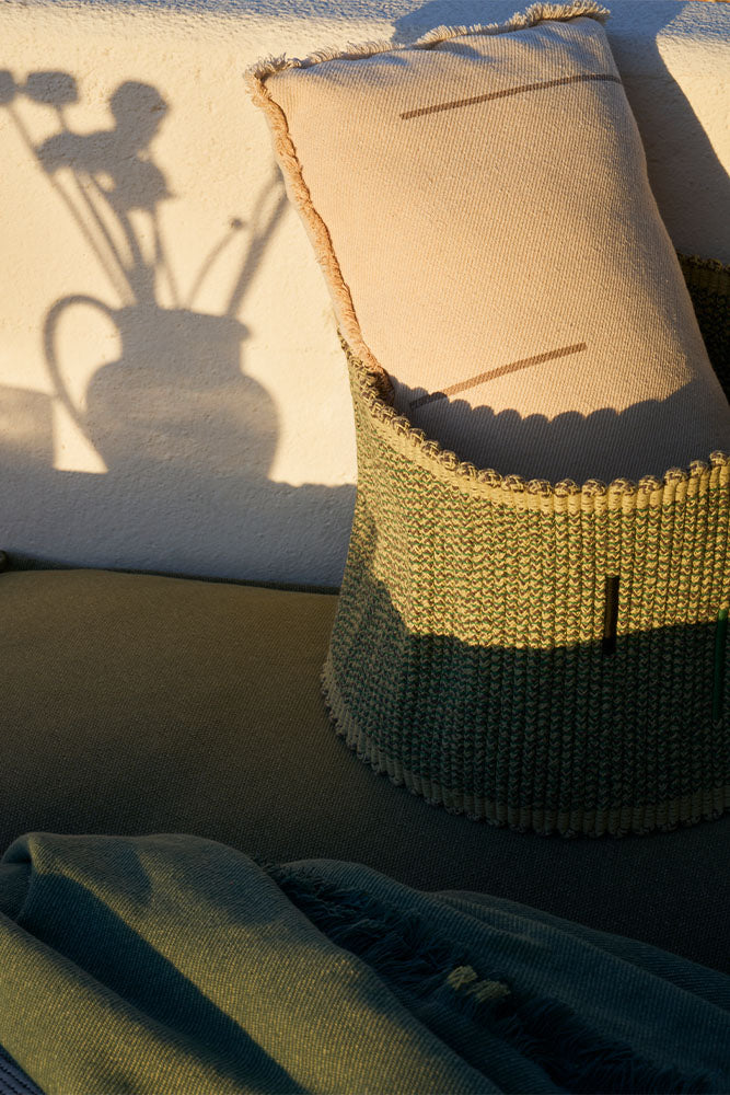 HANDLOOM BASKET VERTICAL MONSTERA - Image 3