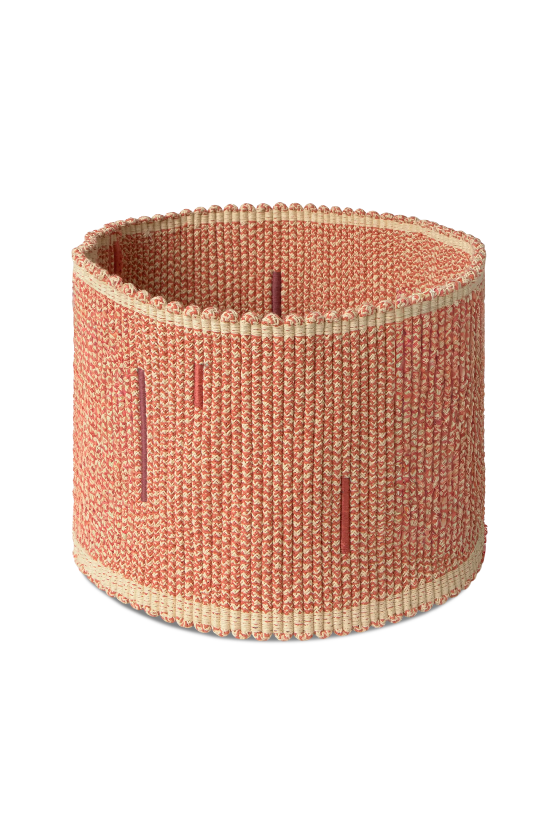 HANDLOOM BASKET VERTICAL TERRACOTA - Image 2