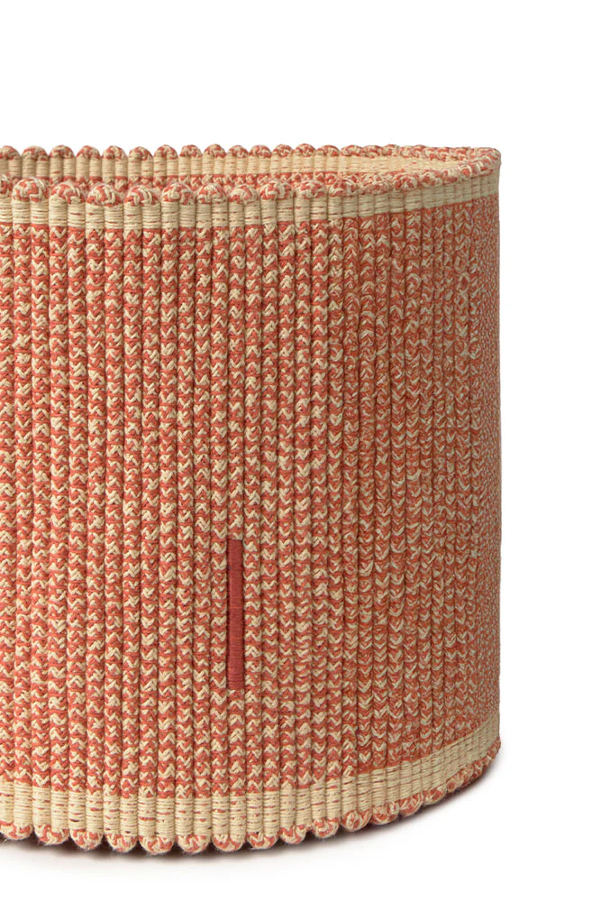 HANDLOOM BASKET VERTICAL TERRACOTA - Image 5