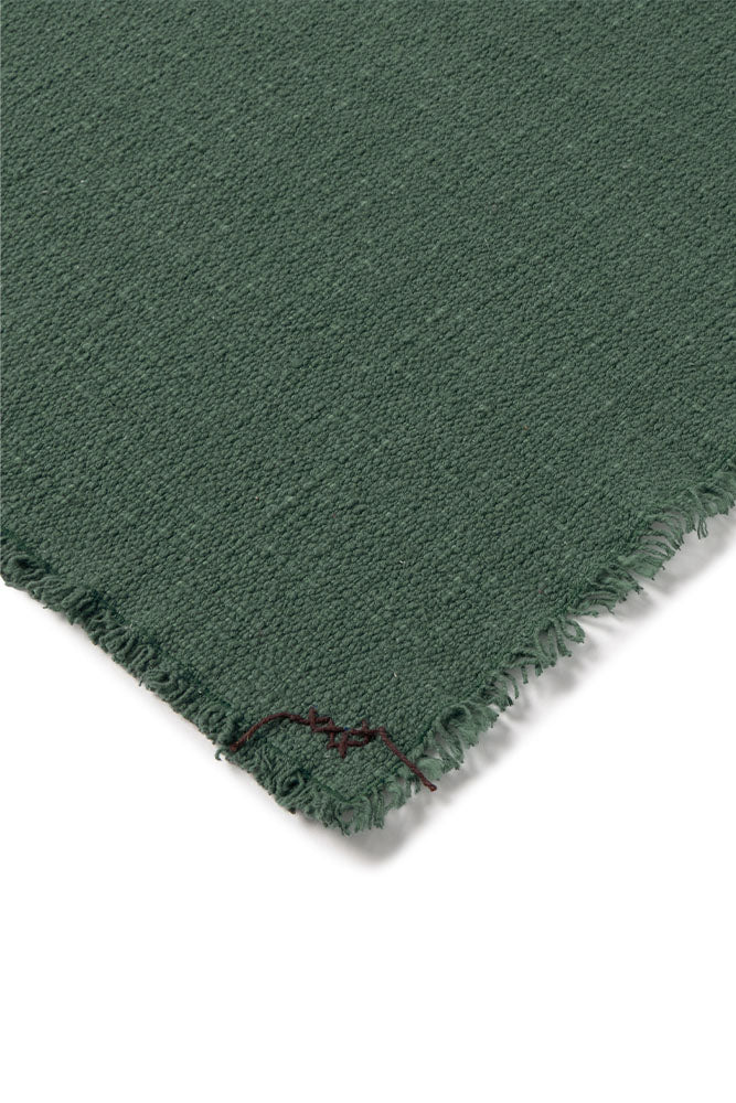 Handloom Placemats  Duck green (Set of 4) - Image 5