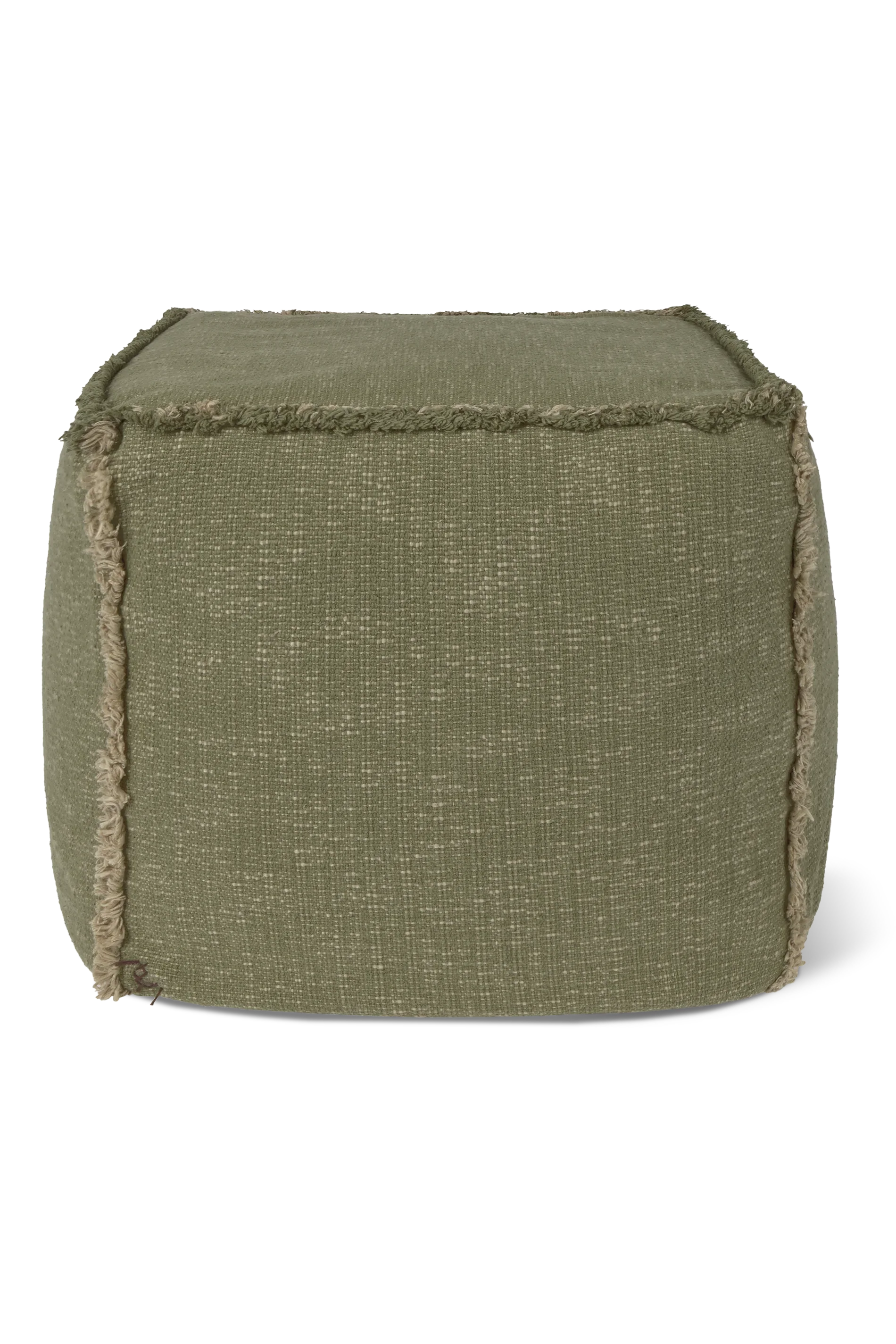 Handloom POUF Kaki