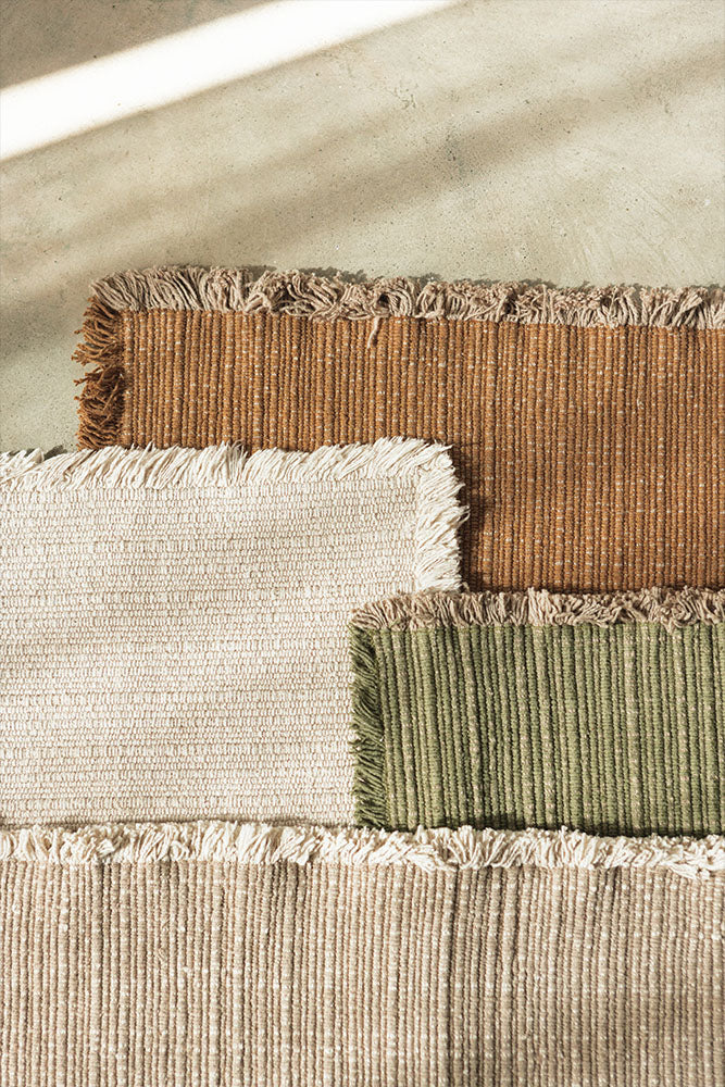 Handloom Area Rug Beige - Image 6