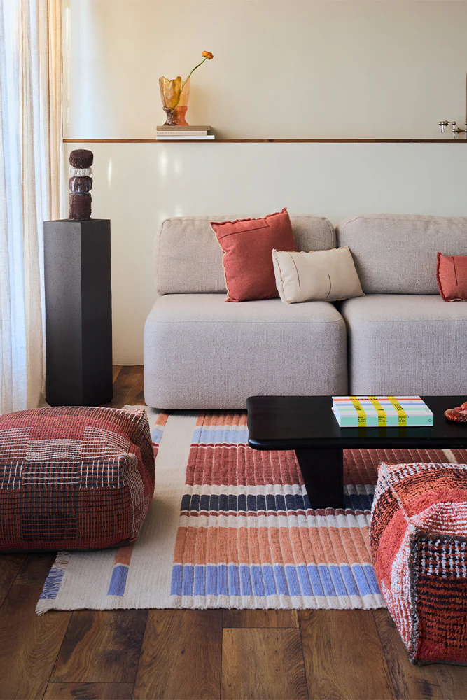 HANDLOOM RUG COLUMNS MULTI COLOR - Image 6