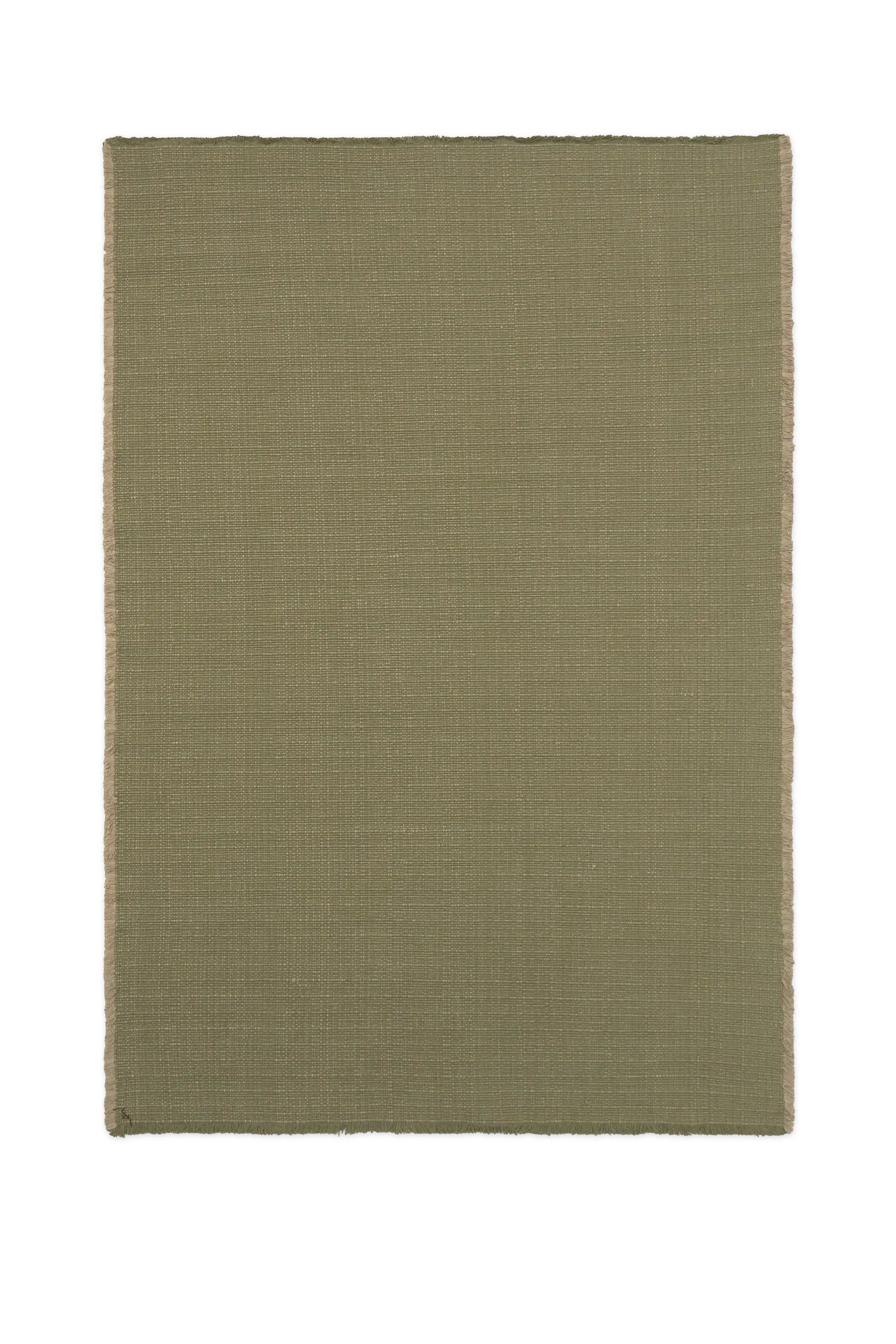 Handloom Area Rug Kaki