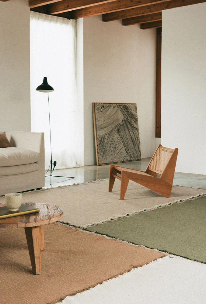 Handloom Area Rug Natural - Image 6