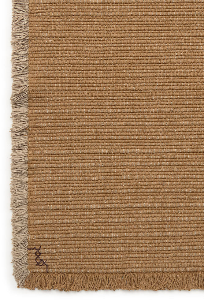 Handloom Area Rug Ochre - Image 4