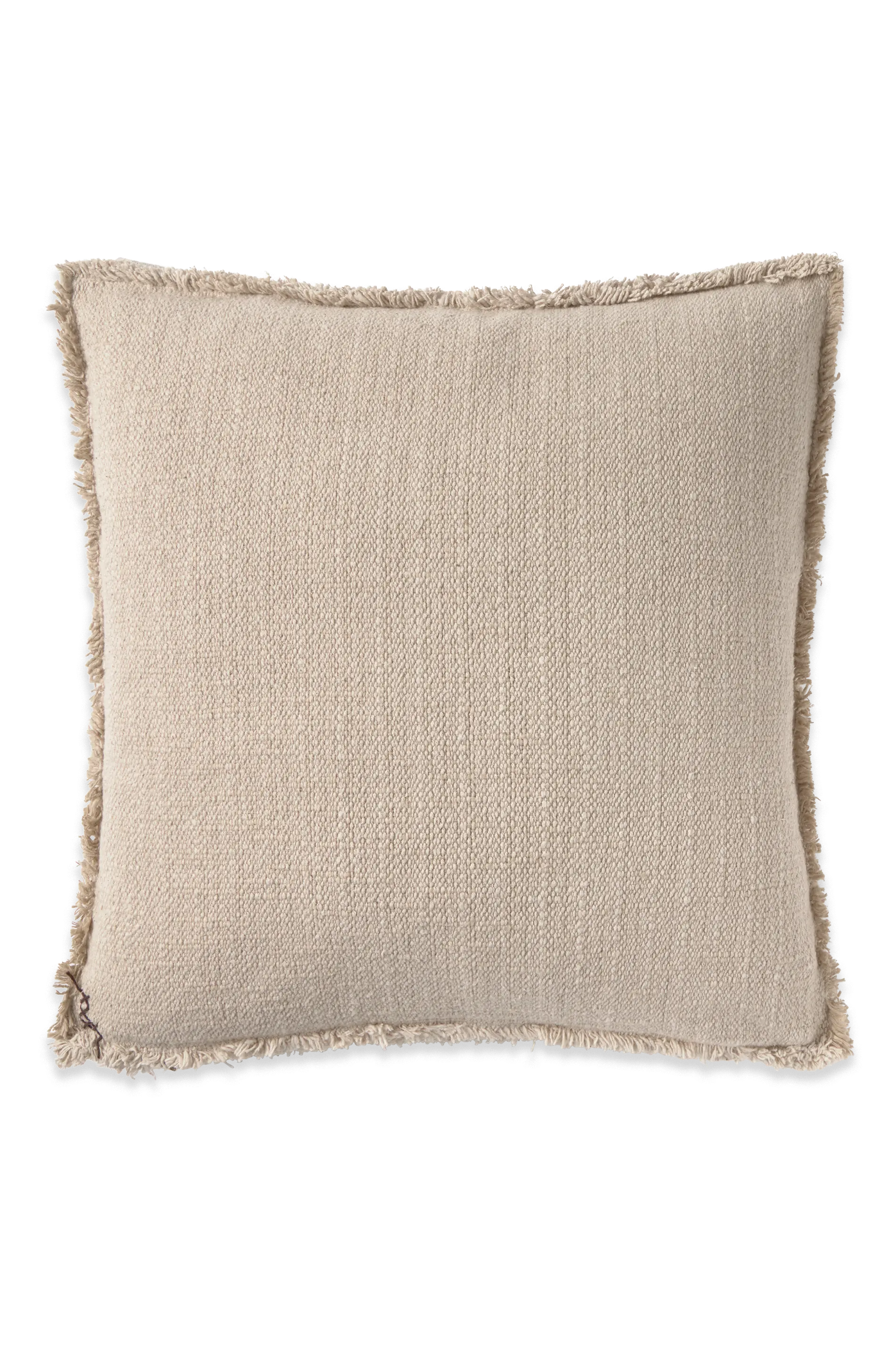 Handloom Square Cushion Beige