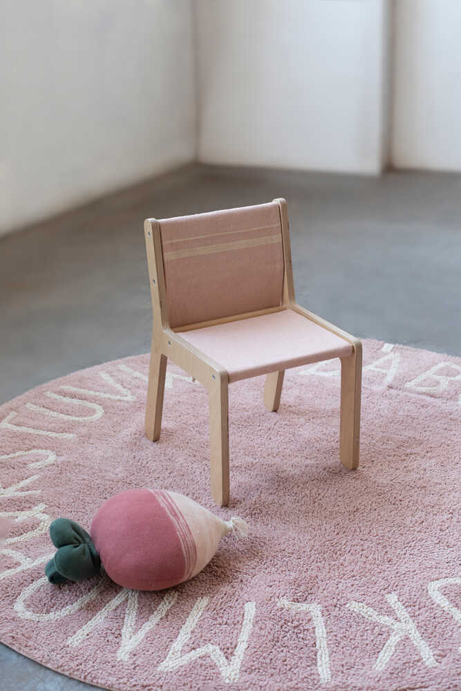 KID'S CHAIR VINTAGE NUDE CANVAS - Image 2