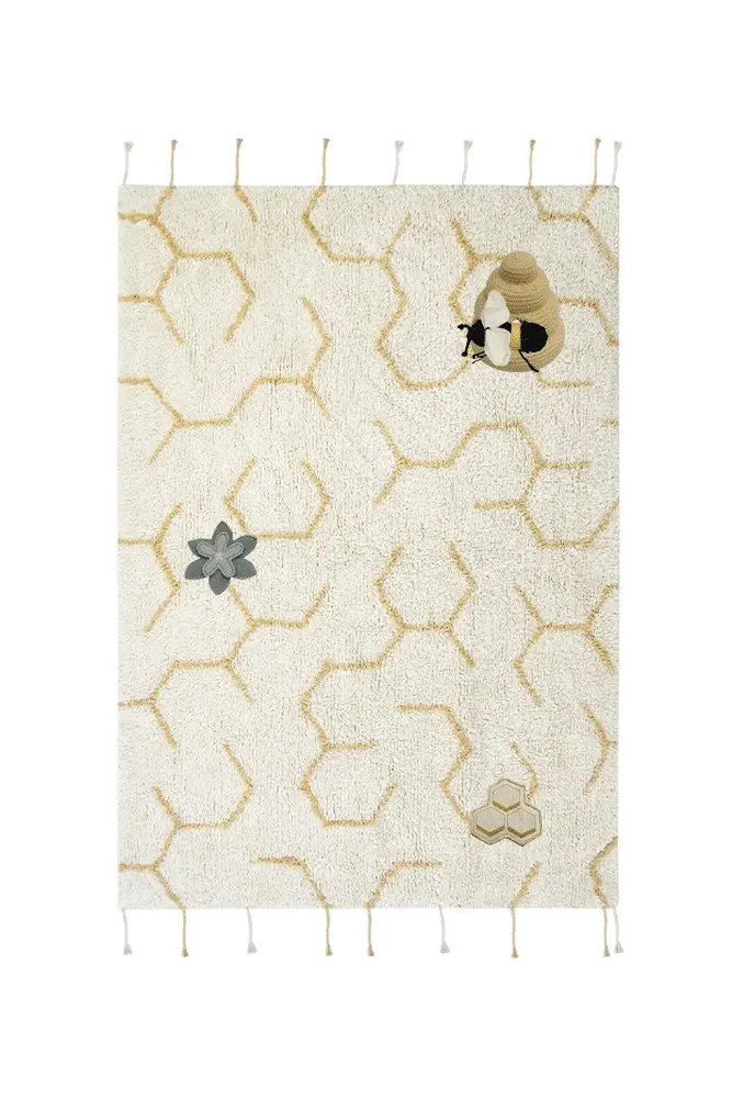 WASHABLE PLAY RUG POLLINATION