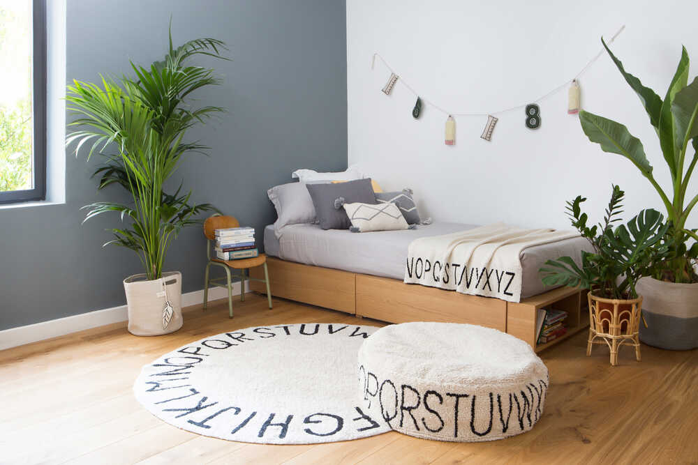 POUF ABC NATURAL - BLACK - Image 6