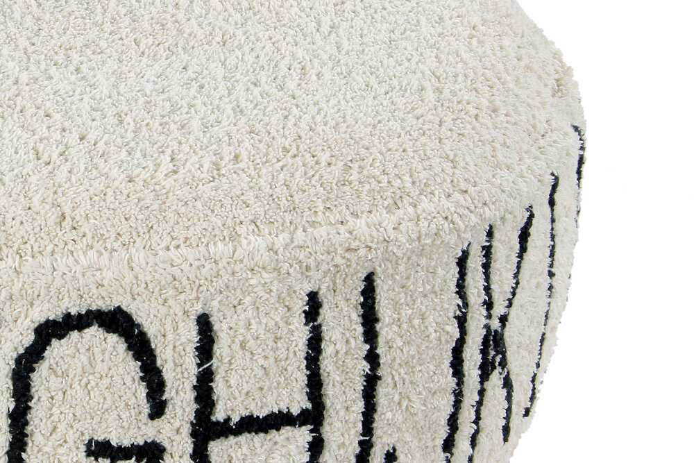 POUF ABC NATURAL - BLACK - Image 8