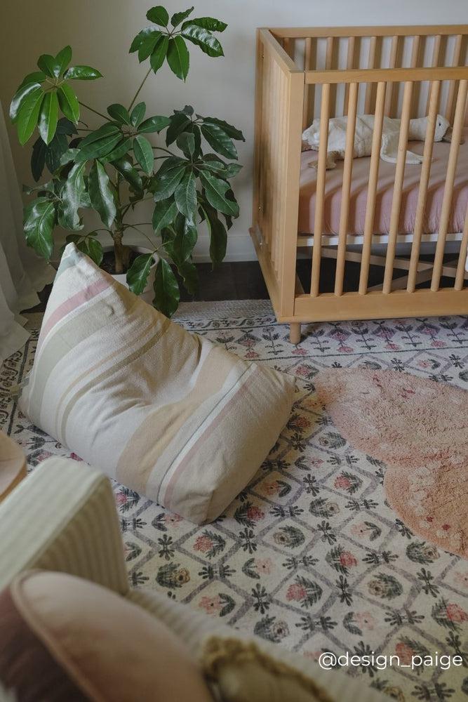 SMALL POUF CLEO MULTI STRIPE - Image 6
