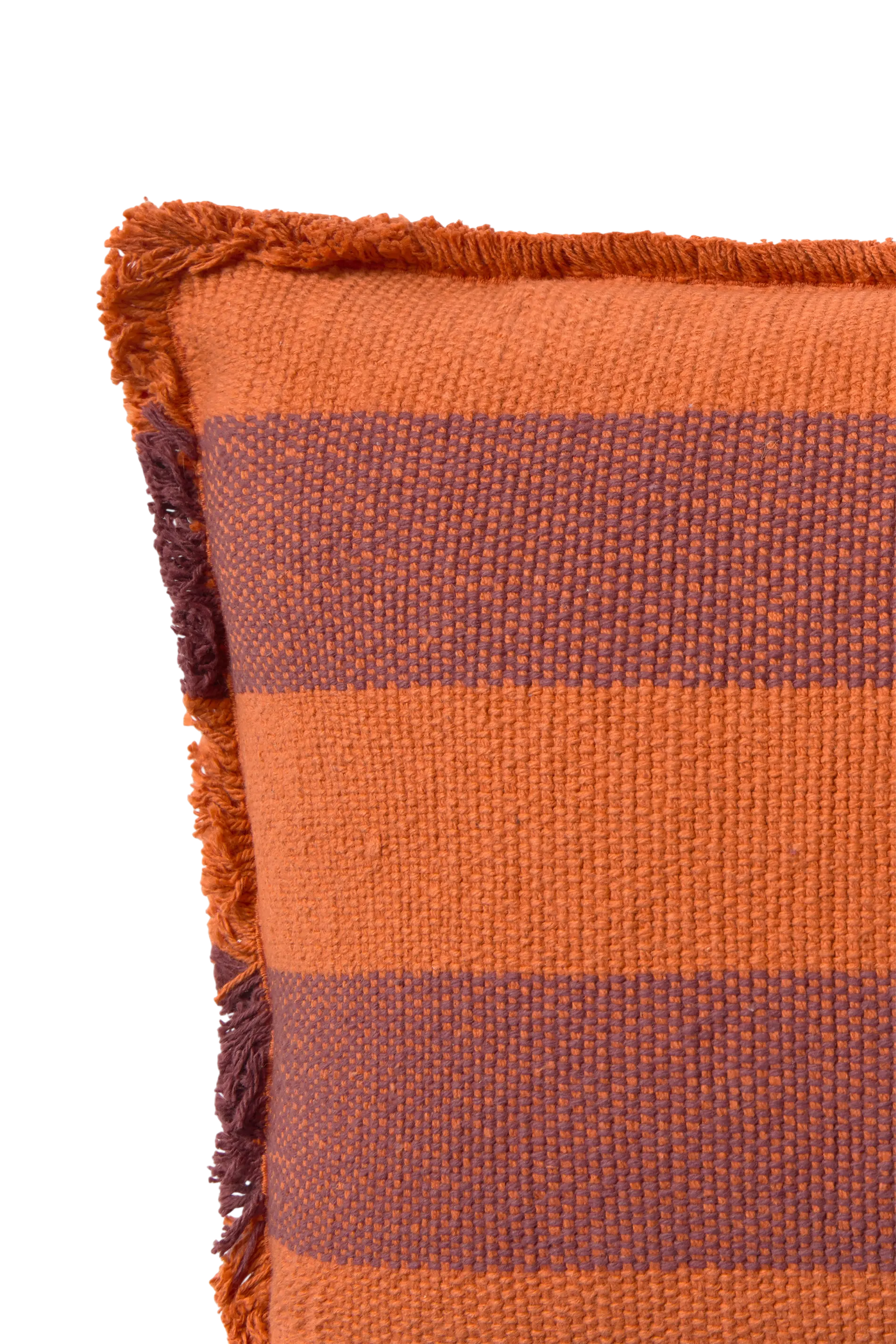 RECTANGULAR CUSHION LINES TERRACOTA - Image 3