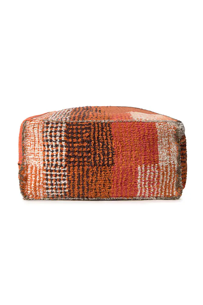 REVERSIBLE CITY POUF MAPLE RED - Image 4