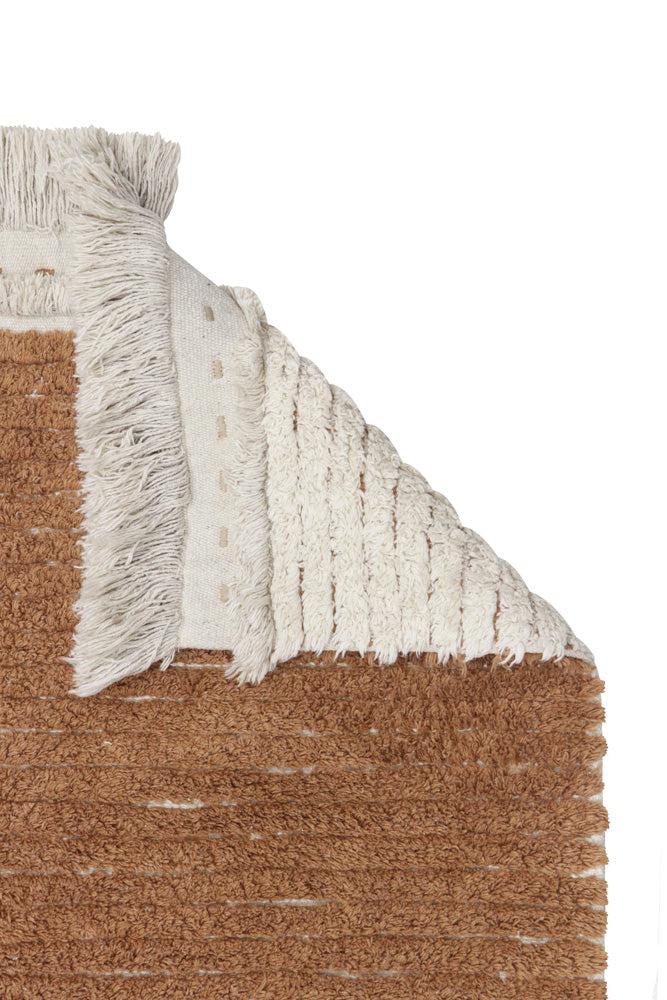 REVERSIBLE WASHABLE RUG RUNNER DUETTO TOFFEE - Image 5