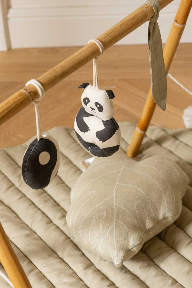 SET OF 3 RATTLE TOY SENSORIAL HANGERS BAMBOO - Image 6