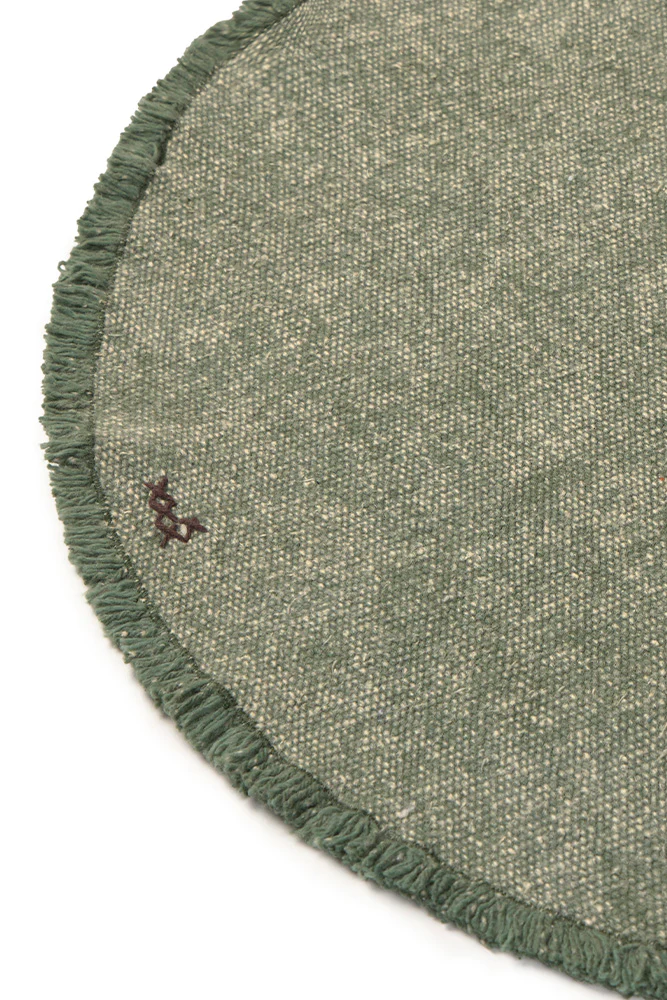 STONEWASHED PLACEMATS AND COASTERS DUCK GREEN (SET OF 4) - Image 4