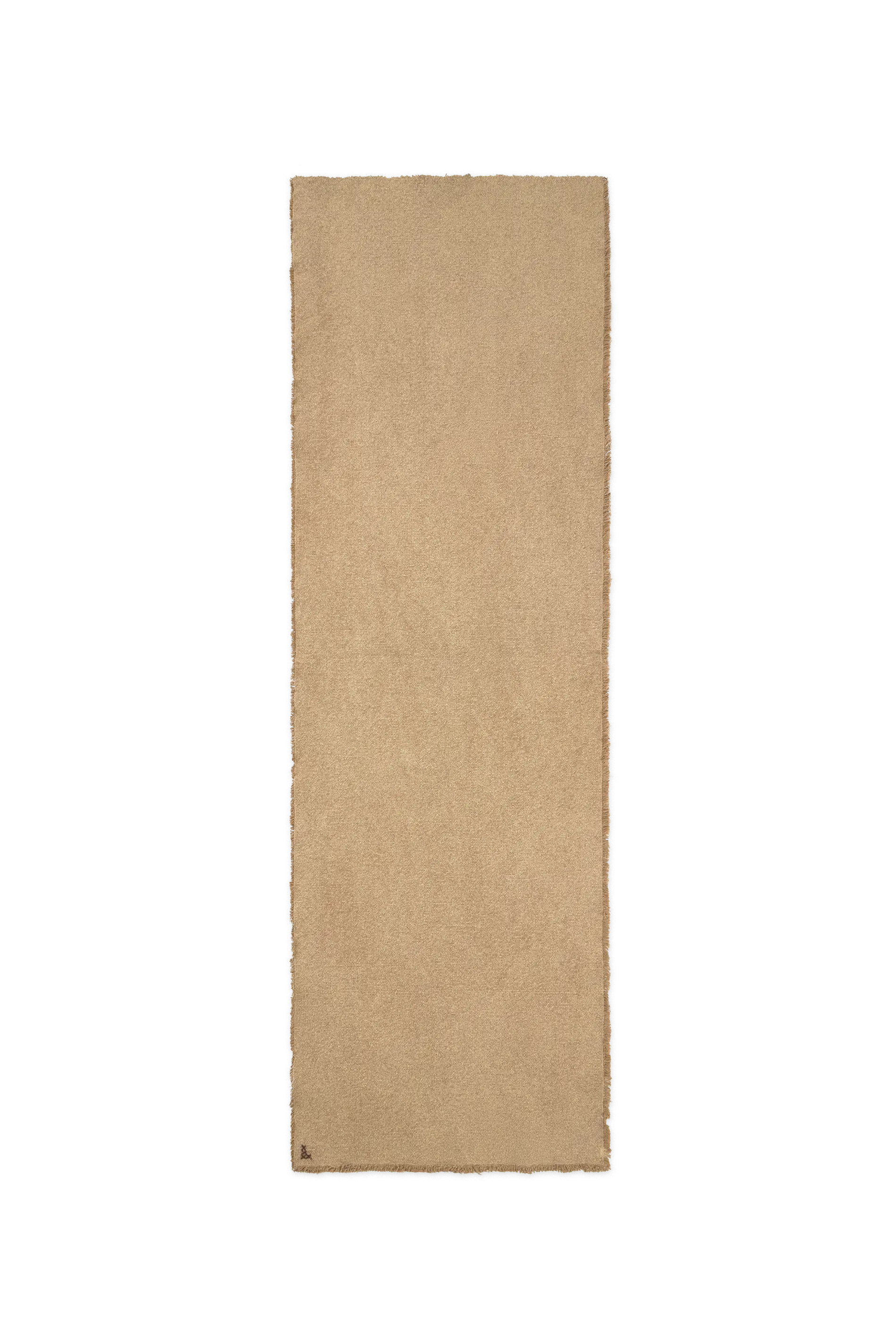 STONEWASHED TABLE RUNNER OCHRE - Image 2