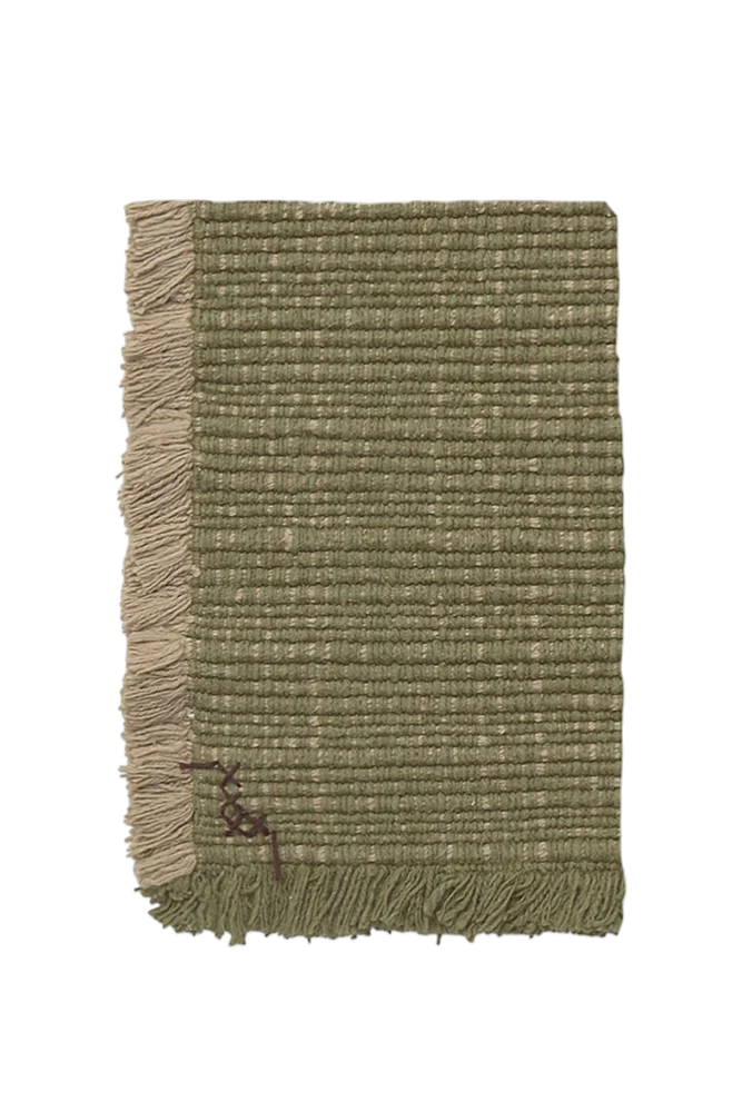 Swatch Handloom Rug Kaki and Beige