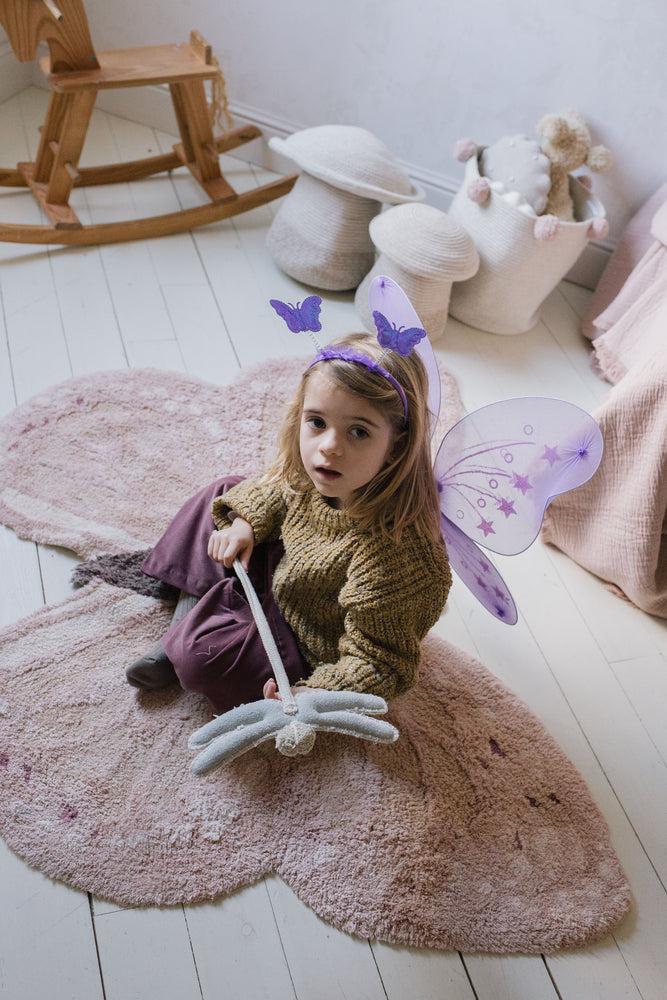WASHABLE ANIMAL COTTON RUG BABY BUTTERFLY - Image 4