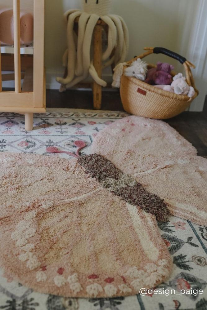 WASHABLE ANIMAL COTTON RUG BABY BUTTERFLY - Image 7