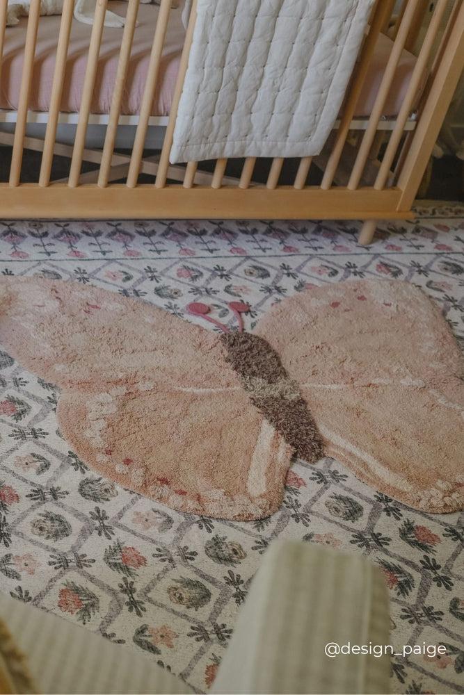 WASHABLE ANIMAL COTTON RUG BABY BUTTERFLY - Image 8
