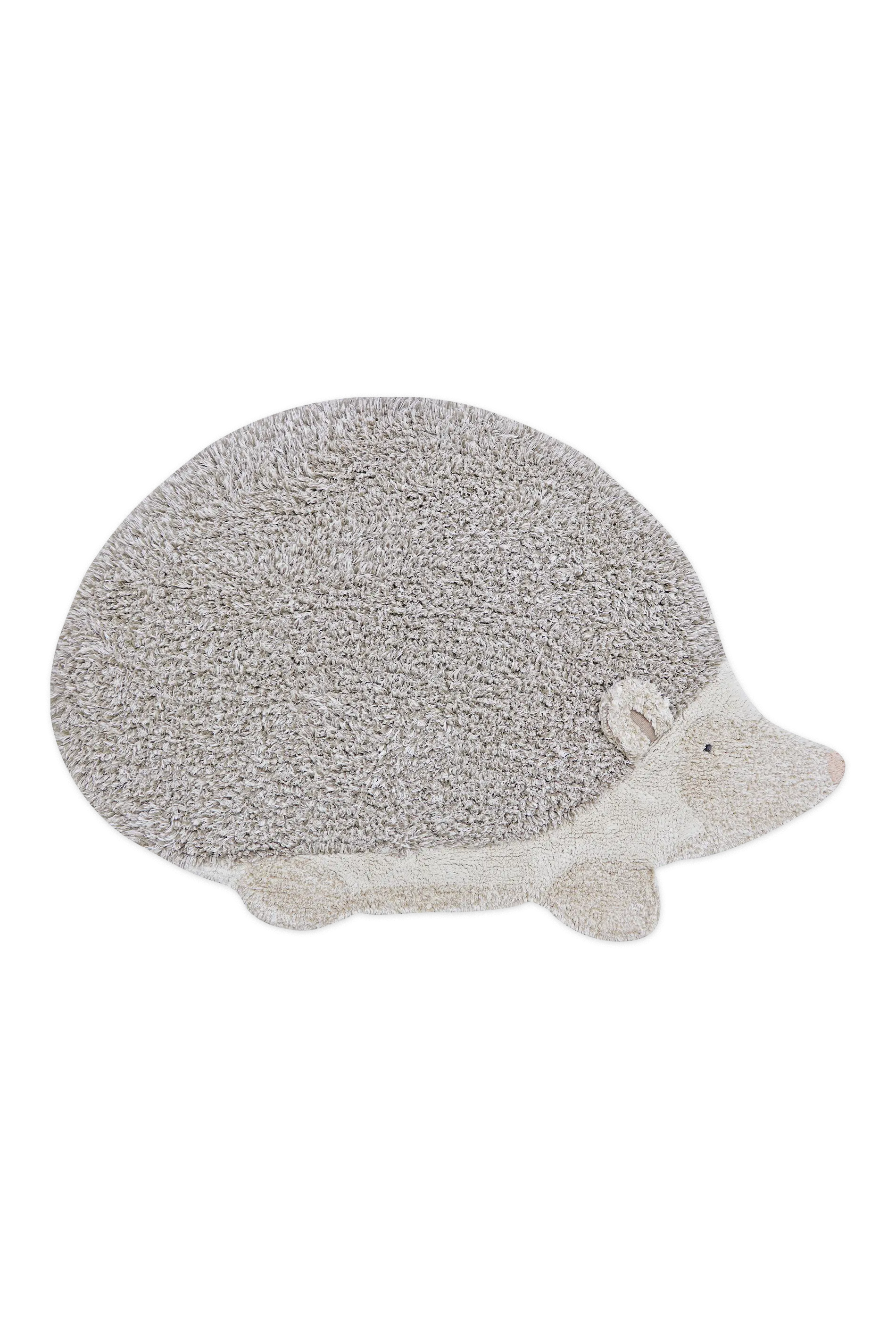 WASHABLE ANIMAL COTTON RUG HEDGEHOG