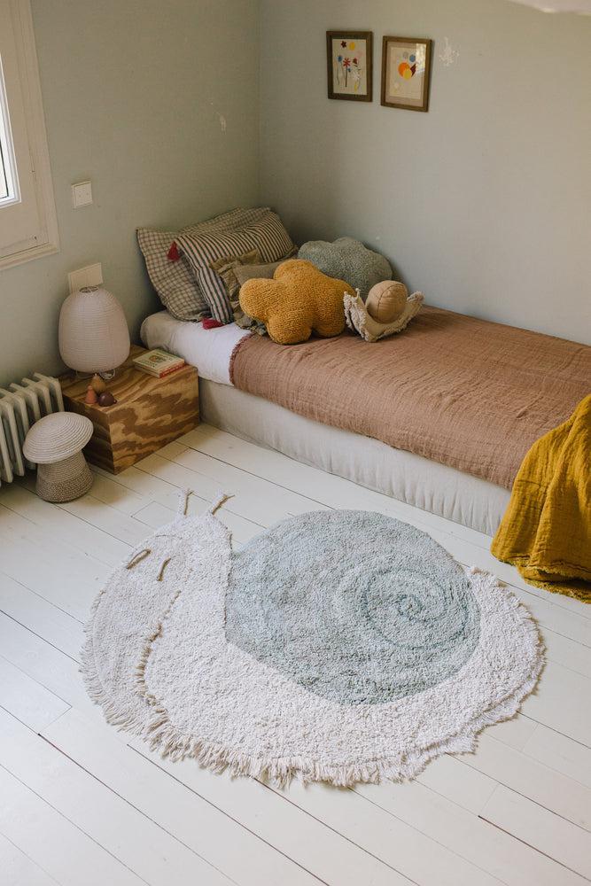 WASHABLE ANIMAL COTTON RUG SNAIL - Image 4