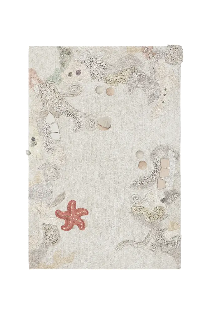 WASHABLE PLAY RUG SEABED