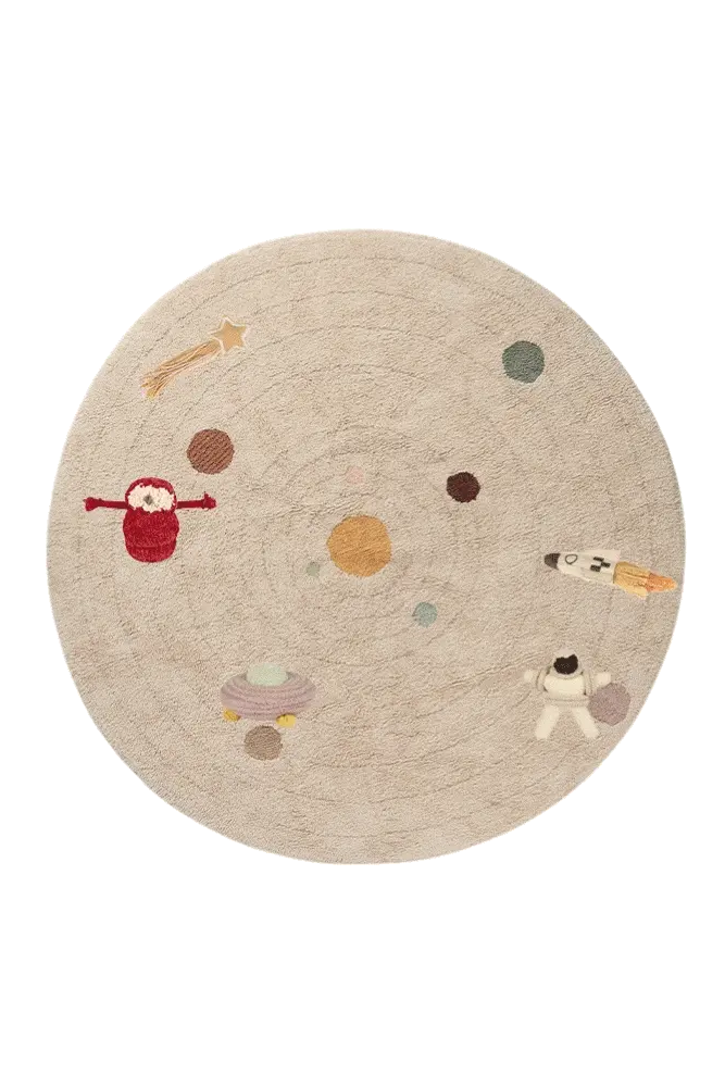 WASHABLE PLAY RUG SOLAR SYSTEM