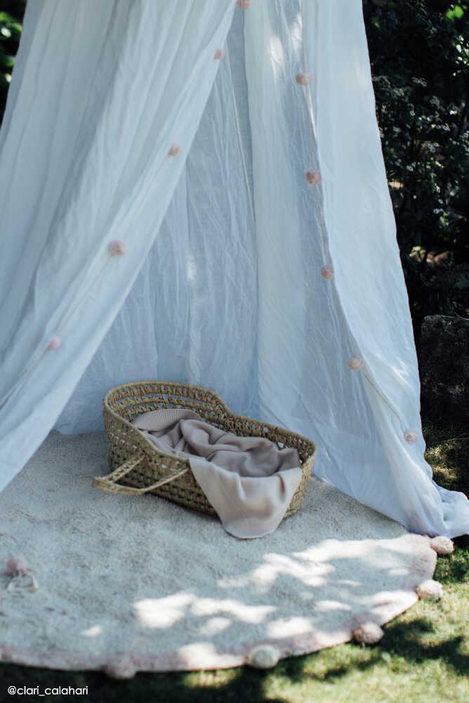WASHABLE ROUND RUG BUBBLY NATURAL - NUDE - Image 5