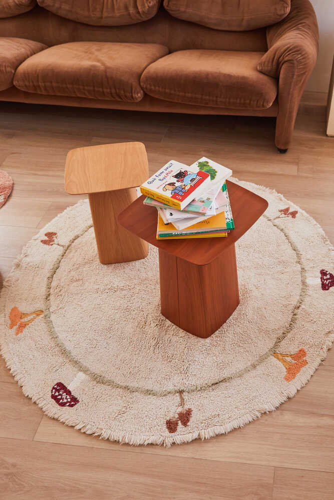 WASHABLE ROUND RUG CHANTERELLE - Image 2
