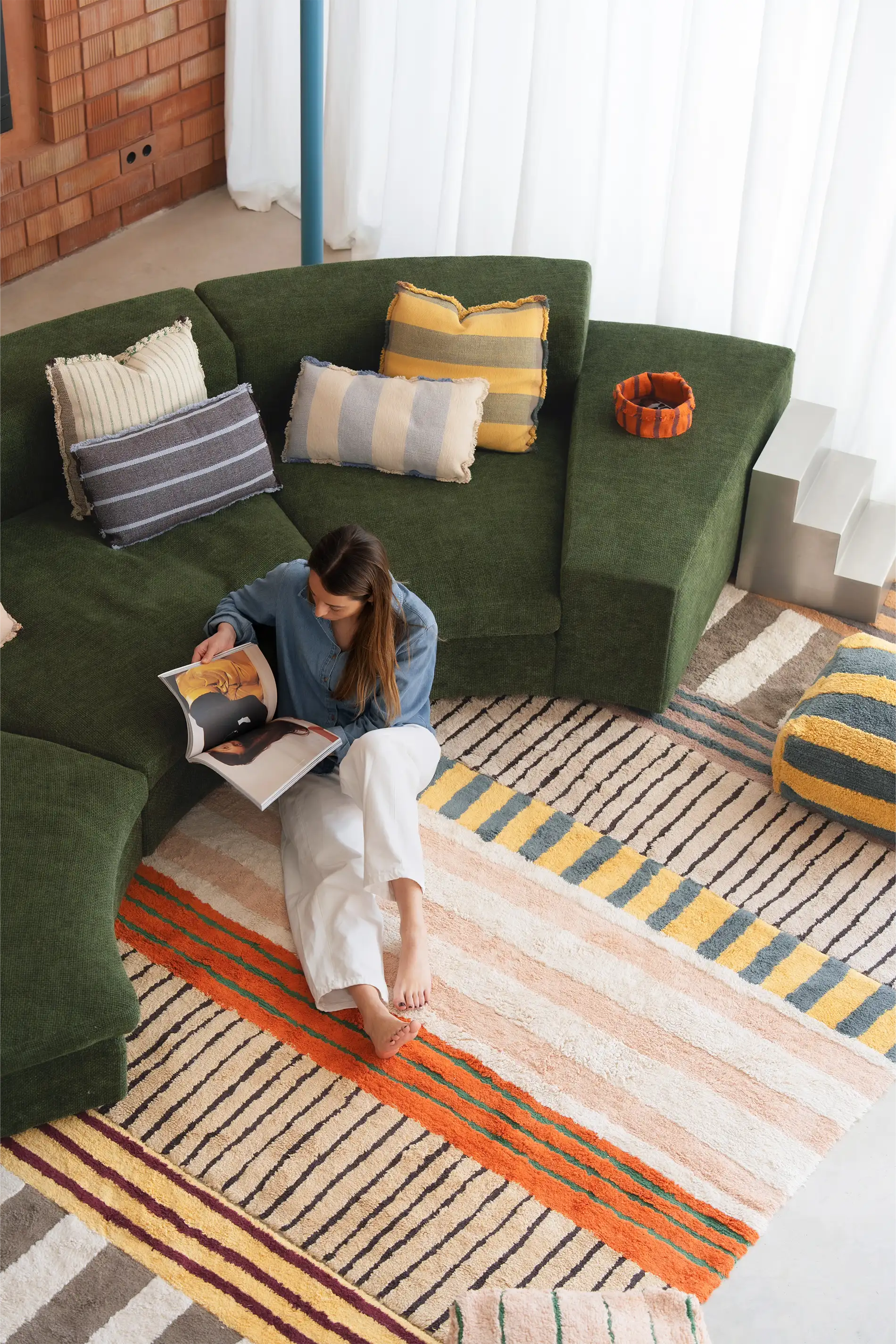 WASHABLE RUG COLOR ON CLAY - Image 2