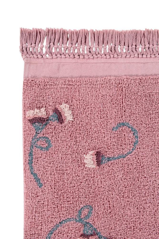 WASHABLE AREA RUG ENGLISH GARDEN ROSE - Image 6