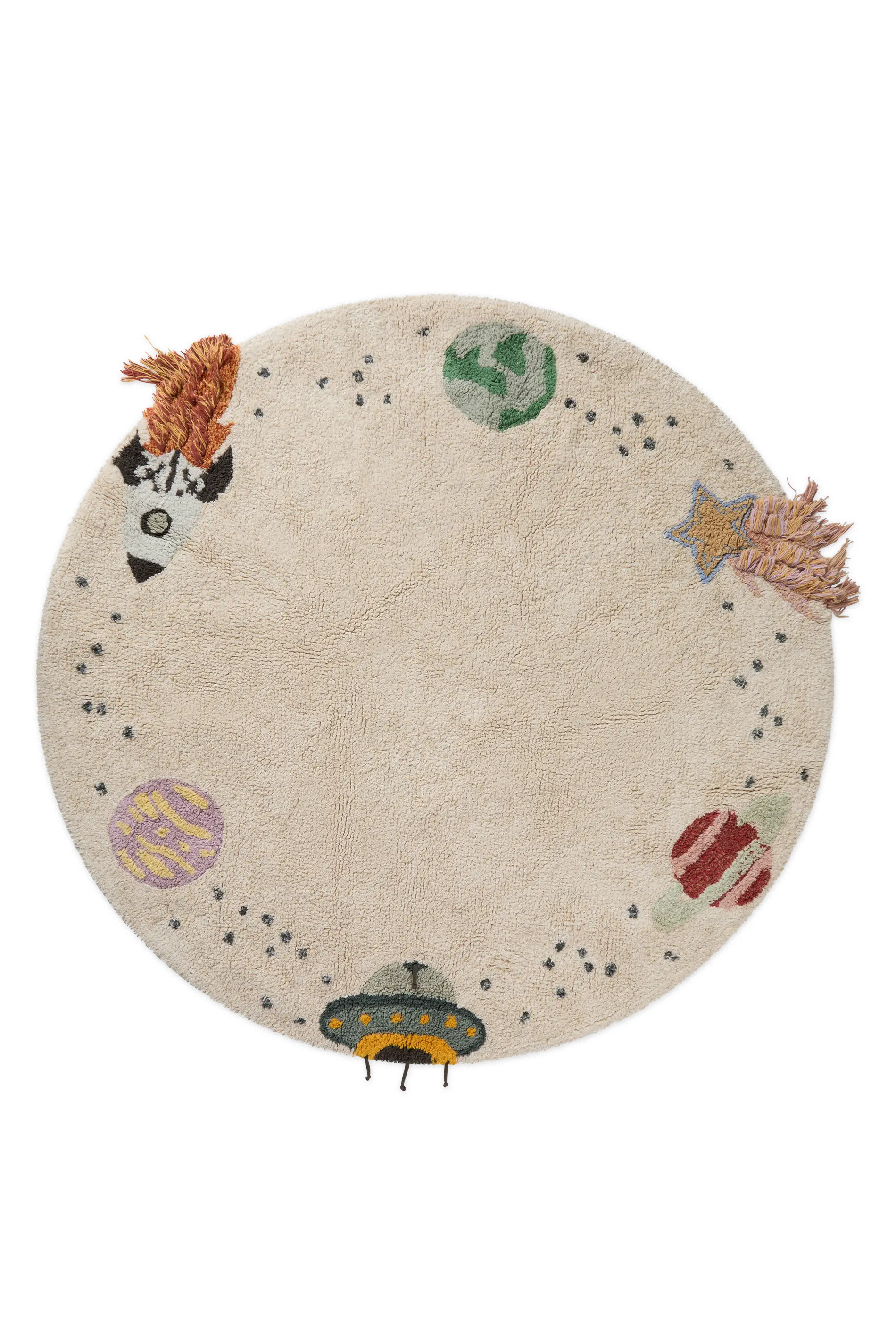 WASHABLE COTTON RUG INTERSTELLAR JOURNEY
